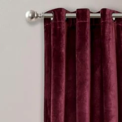 Best reviews of 🎁 Curtain Panels Lush Decor Prima Velvet Color Block Darkening Panel Pair 🤩 -Window Curtains Shop detail5TRIA684