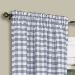 Wholesale 👏 Curtain Panels Achim Buffalo Check Curtain Panel 👏 -Window Curtains Shop detail6ACHM051