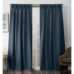 Best Pirce ✨ Curtain Panels Exclusive Home Sateen Twill Woven Blackout Pinch Pleat Curtain Panel Pair ✔️ -Window Curtains Shop detail6AMAL250