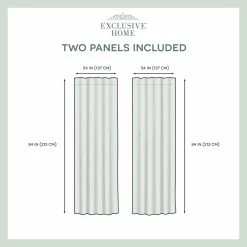 Promo 🎁 Curtain Panels Nicole Miller Hexa Hidden Tab Top Curtain Panel Pair 🔥 -Window Curtains Shop detail6AMAL271