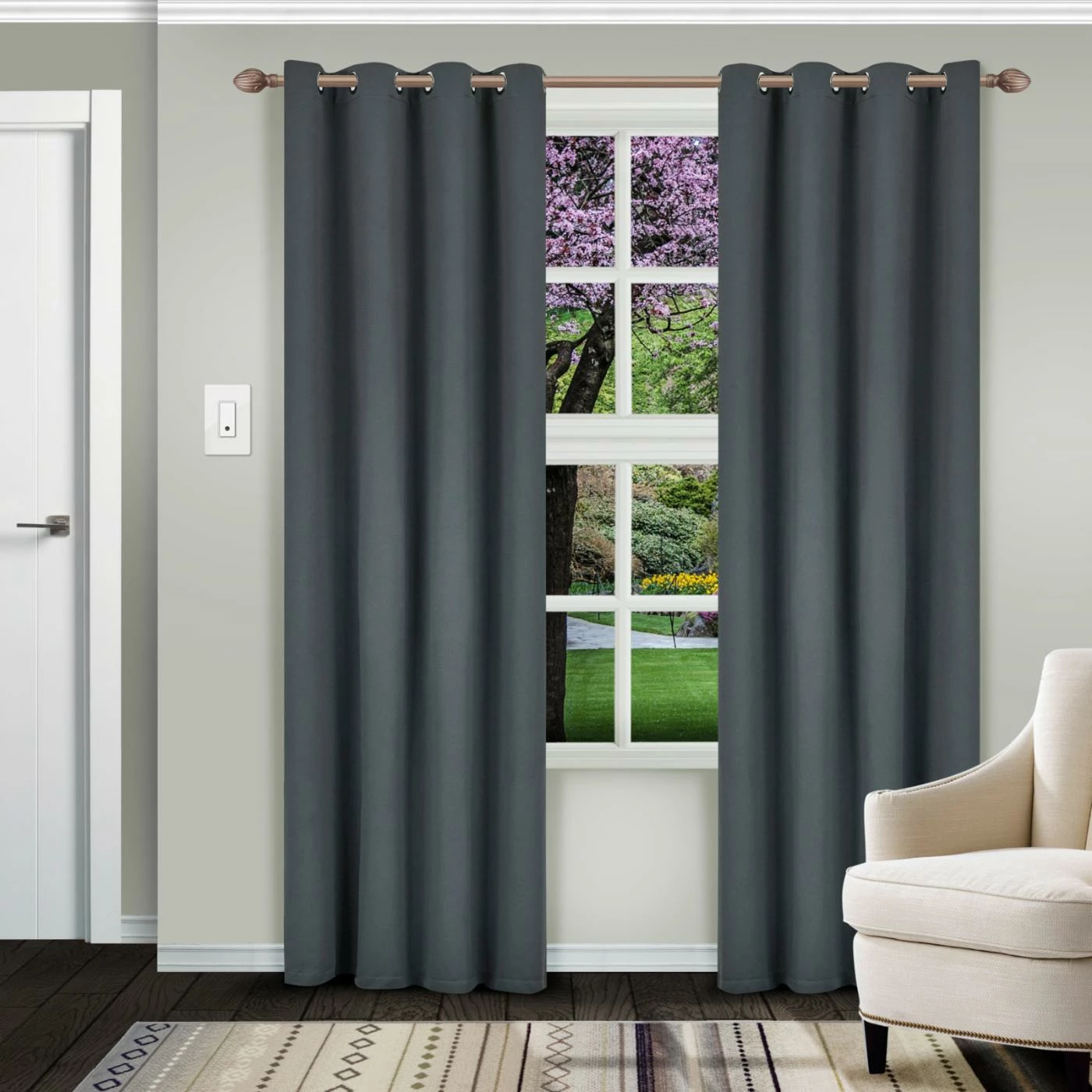 Promo π Curtain Panels Superior Classic Solid Blackout 2 Panel Curtains π 9 Promo π Curtain Panels Superior Classic Solid Blackout 2 Panel Curtains π - Image 9