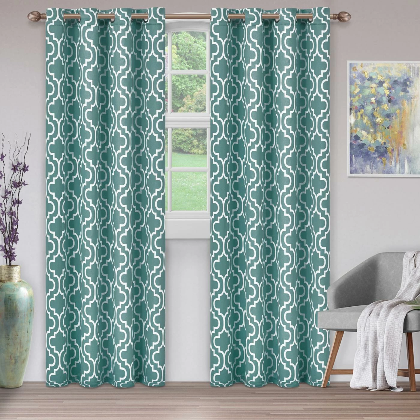 Wholesale ⌛ Curtain Panels Superior Trellis Blackout 2 Panel Curtains ⭐ 9 Wholesale ⌛ Curtain Panels Superior Trellis Blackout 2 Panel Curtains ⭐ - Image 9