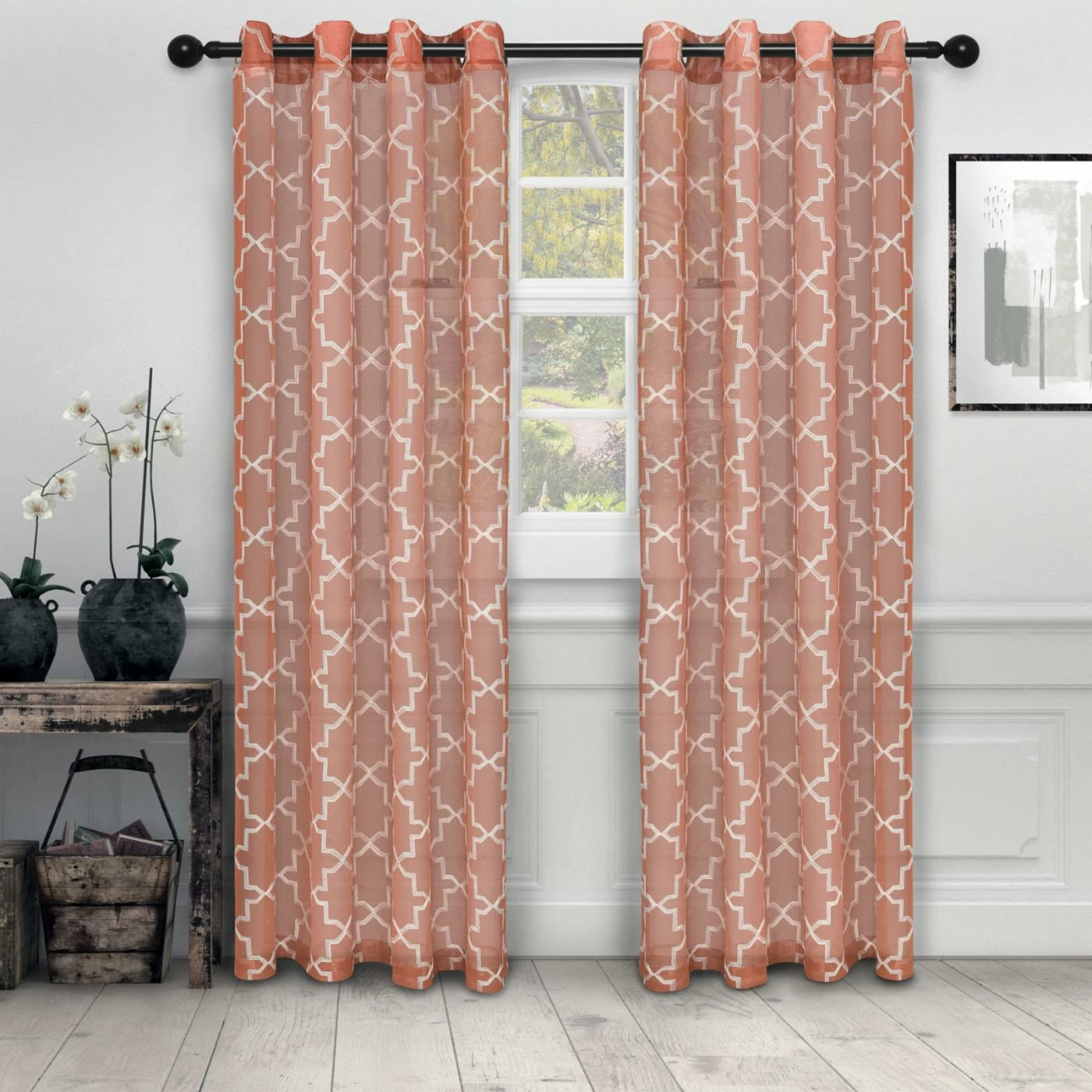 Top 10 βοΈ Curtain Panels Superior Quatrefoil Embroidered Sheer Panel Pair π 9 Top 10 βοΈ Curtain Panels Superior Quatrefoil Embroidered Sheer Panel Pair π - Image 9