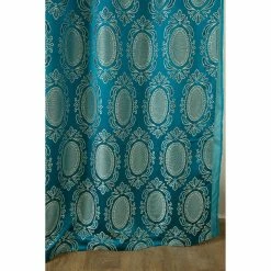 Best Pirce 😀 Curtain Panels RT Designers Collection Kenyon Damask Textured Jacquard 84 In. Single Rod Pocket Curtain Panel With Attached Valance 🛒 -Window Curtains Shop detail6RMLL312