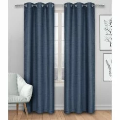 New 😍 Curtain Panels Safdie And Co Linen Look 2 Piece Blackout Curtain Panel Set ❤️ -Window Curtains Shop detail6SAFD008