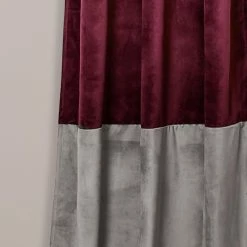Best reviews of 🎁 Curtain Panels Lush Decor Prima Velvet Color Block Darkening Panel Pair 🤩 -Window Curtains Shop detail6TRIA684