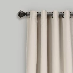 Outlet 😀 Curtain Panels Lush Decor Insulated Grommet Blackout Pannel Pair 🤩 -Window Curtains Shop detail6TRIA786