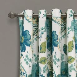 New 🧨 Curtain Panels Lush Decor Floral Paisley Room Darkening Curtain Panel Pair 🔔 -Window Curtains Shop detail6TRIA926