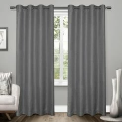 Buy 🥰 Curtain Panels Exclusive Home Tweed Curtain Panel Pair 😉 -Window Curtains Shop detail7AMAL098