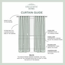 Best reviews of 🥰 Curtain Panels Exclusive Home Chateau Striped Faux Silk Pinch Pleat Curtain Panel Pair 👍 -Window Curtains Shop detail7AMAL259