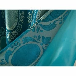 Best Pirce 😀 Curtain Panels RT Designers Collection Kenyon Damask Textured Jacquard 84 In. Single Rod Pocket Curtain Panel With Attached Valance 🛒 -Window Curtains Shop detail7RMLL312