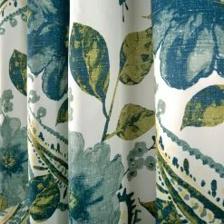 New 🧨 Curtain Panels Lush Decor Floral Paisley Room Darkening Curtain Panel Pair 🔔 -Window Curtains Shop detail7TRIA926