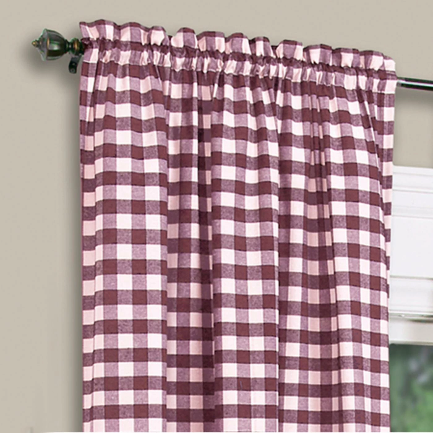 Wholesale β 73 - 84 In. Achim Buffalo Check Rod Pocket Curtain Panel π₯° 3 Wholesale β 73 - 84 In. Achim Buffalo Check Rod Pocket Curtain Panel π₯° - Image 3