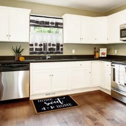 Best deal ⭐ 36 - 45 In. Achim Modern Farmhouse Tier And Valance Window Curtain Set 🛒 -Window Curtains Shop detailACHM394