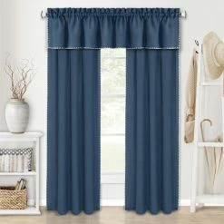 Top 10 ⌛ 73 - 84 In. Achim Kendal Rod Pocket Window Curtain Panel ✨ -Window Curtains Shop detailACHM397