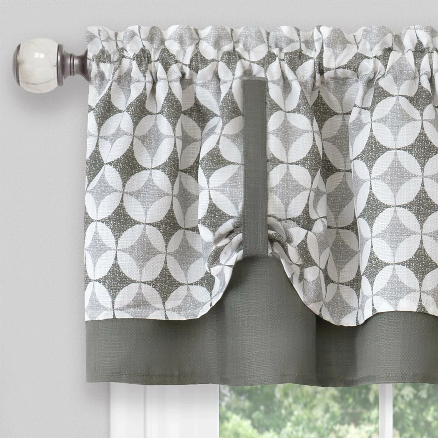 Outlet π 36 - 45 In. Achim Callie Window Curtain Tier Pair And Valance Set π 3 Outlet π 36 - 45 In. Achim Callie Window Curtain Tier Pair And Valance Set π - Image 3