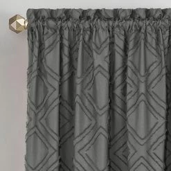 Budget ✔️ 73 - 84 In. Achim Blake Rod Pocket Window Curtain Panel 😍 6 Budget ✔️ 73 - 84 In. Achim Blake Rod Pocket Window Curtain Panel 😍 -Window Curtains Shop detailACHM405