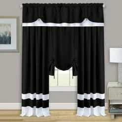 Cheap 💯 55 - 63 In. Achim Darcy Window Curtain Tie Up Shade 🔥 -Window Curtains Shop detailACHM444