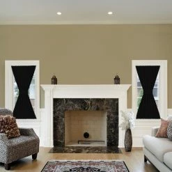 Hot Sale 😉 64 - 72 In. Achim Darcy Rod Pocket Door Panel With Tieback 😉 -Window Curtains Shop detailACHM446