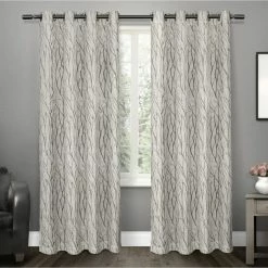 Outlet 🔥 Curtain Panels Exclusive Home Oakdale Grommet Curtain Panel Pair 👍 -Window Curtains Shop detailAMAL208