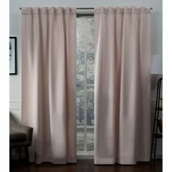 Best deal 🔔 Curtain Panels Exclusive Home Sateen Blackout Hidden Tab Curtain Panel Pair ⌛ -Window Curtains Shop detailAMAL209