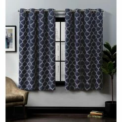 Best reviews of 🎁 Curtain Panels Exclusive Home Amelia Embroidered Blackout Grommet Top Curtain Panel Pair 👏 -Window Curtains Shop detailAMAL219 1