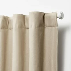 Best Pirce 🛒 Curtain Panels Lauren Ralph Lauren Waller Blackout Solid 100% Cotton With Lining Rod Pocket Curtain Panel ⌛ -Window Curtains Shop detailAMAL326