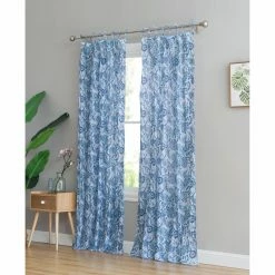 Wholesale 🔥 55 - 63 In. Peach And Oak Mindy Curtain Panel 🌟 -Window Curtains Shop detailBCLM142
