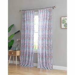 Outlet 😍 Curtain Panels Peach And Oak Mia Curtain Panel 🌟 -Window Curtains Shop detailBCLM144
