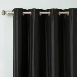 Best Pirce 🛒 Curtain Panels Best Home Fashion Faux Silk Blackout Curtains 🌟 -Window Curtains Shop detailBESH051