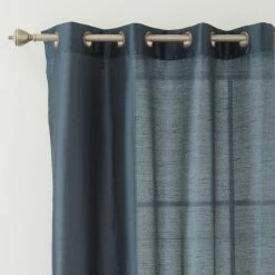 Budget 💯 Curtain Panels Best Home Fashion Faux Silk Curtains 😉 -Window Curtains Shop detailBESH102