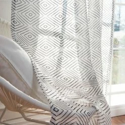 Coupon 🧨 Curtain Panels Best Home Fashion Sheer Faux Linen Reverse Diamante Curtains ❤️ 10 Coupon 🧨 Curtain Panels Best Home Fashion Sheer Faux Linen Reverse Diamante Curtains ❤️ -Window Curtains Shop detailBESH227