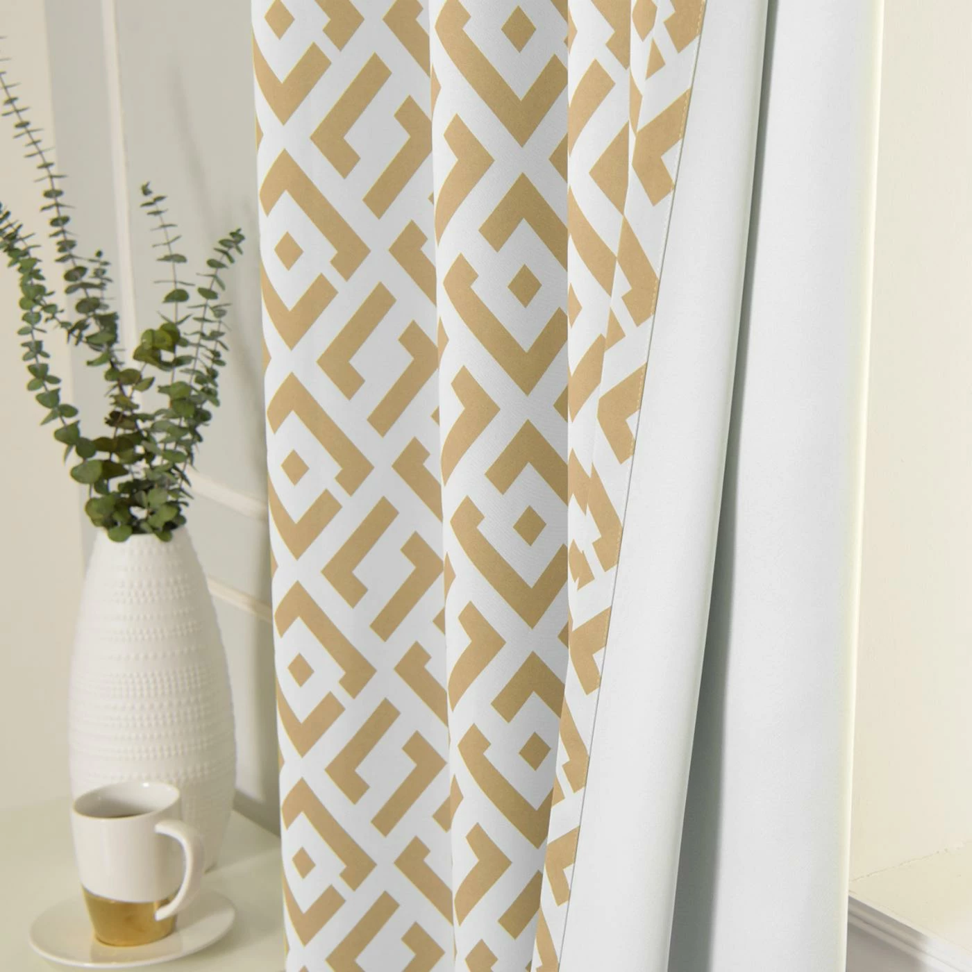 Coupon ๐ฅฐ Curtain Panels Best Home Fashion Geo Lattice Blackout Curtains ๐ 3 Coupon ๐ฅฐ Curtain Panels Best Home Fashion Geo Lattice Blackout Curtains ๐ - Image 3