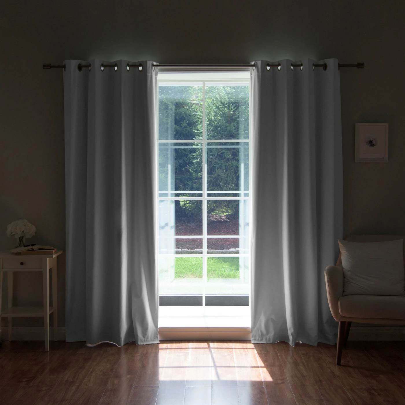Budget ⌛ Curtain Panels Best Home Fashion Linen Textured Grommet Thermal Total Blackout Curtain Panel Pair ⭐ 3 Budget ⌛ Curtain Panels Best Home Fashion Linen Textured Grommet Thermal Total Blackout Curtain Panel Pair ⭐ - Image 3