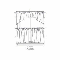 Best Pirce 🔔 Curtain Tiers CHF Industries Birds Tailored Tier Kitchen Curtain - One Pair 👏 -Window Curtains Shop detailCHFI009