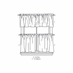 Coupon ✔️ Curtain Tiers CHF Industries Wines Kitchen Curtain Set 🔥 -Window Curtains Shop detailCHFI085