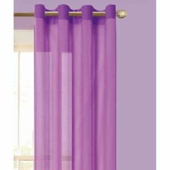 Flash Sale 🥰 Curtain Panels Dainty Home Malibu Sheer Window Panel Pair 👍 -Window Curtains Shop detailDAIT001 1