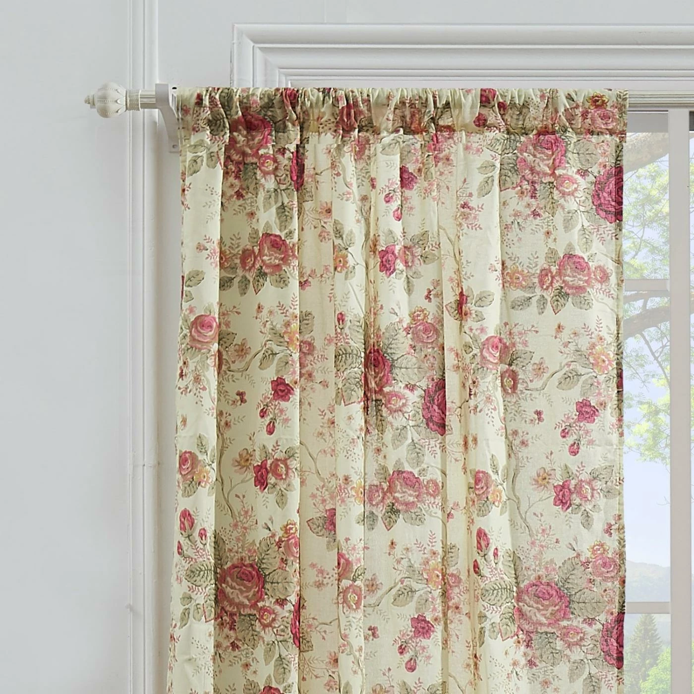 Top 10 𧨠Curtain Panels Greenland Home Fashions Antique Rose - 84L X 42W In. Window Panel Pair With Tiebacks π₯ 3 Top 10 𧨠Curtain Panels Greenland Home Fashions Antique Rose - 84L X 42W In. Window Panel Pair With Tiebacks π₯ - Image 3