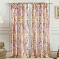 Brand new 👏 73 - 84 In. Barefoot Bungalow Ibiza Window Panel Pair 🥰 -Window Curtains Shop detailGRNLD661