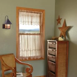 Top 10 👏 Curtain Tiers Heritage Lace Sheer Divine Curtain Tier 😍 -Window Curtains Shop detailHLC414