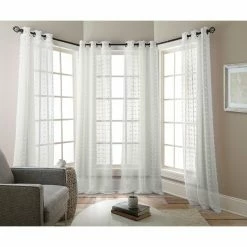 Promo 🛒 Curtain Panels Nanshing Olly Panel Pair - Set Of 2 ⭐ -Window Curtains Shop detailNANS084