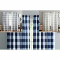 Flash Sale 🤩 Curtain Panels Everyday Buffalo Plaid Curtain Panel Pair By Truly Soft 😀 -Window Curtains Shop detailPBB1278