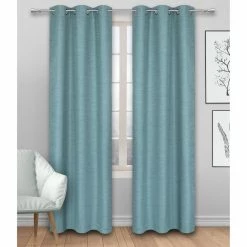 New 😍 Curtain Panels Safdie And Co Linen Look 2 Piece Blackout Curtain Panel Set ❤️ -Window Curtains Shop detailSAFD008 1