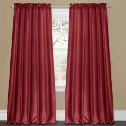Best Sale 💯 Curtain Panels Lush Decor Lucia Curtain Panel Pair With Optional Valance ❤️ -Window Curtains Shop detailTRIA112