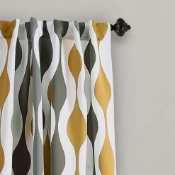 Wholesale 🔥 Curtain Panels Lush Decor Mid Century Room Darkening Window Curtains 😉 -Window Curtains Shop detailTRIA770