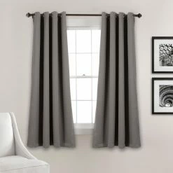 Discount 👏 Curtain Panels Lush Decor Grommet Insulated Blackout Curtains 💯 -Window Curtains Shop detailTRIA782