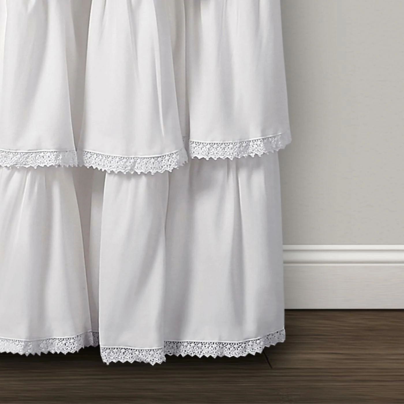 Coupon 🛒 Curtain Panels Lush Decor Lace Ruffle Window Curtain Panel ⭐ 3 Coupon 🛒 Curtain Panels Lush Decor Lace Ruffle Window Curtain Panel ⭐ - Image 3