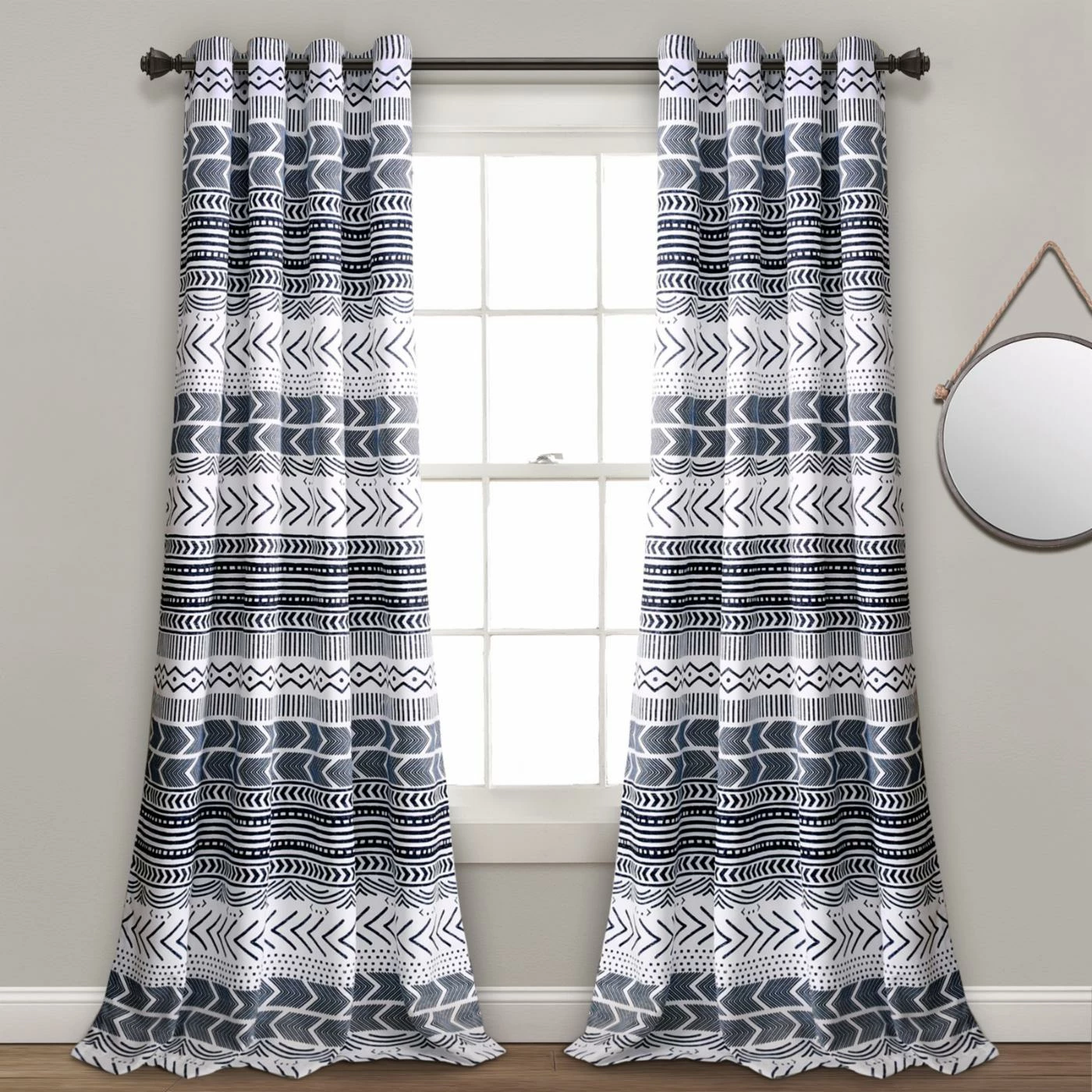 Deals 🎉 Lush Decor Hygge Geo Window Curtain Panels Set 👍 3 Deals 🎉 Lush Decor Hygge Geo Window Curtain Panels Set 👍 - Image 3
