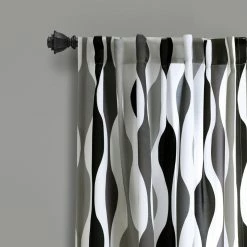 Outlet 😉 Curtain Panels Lush Decor Geometric Room Darkening Curtain Panel Pair 🔥 -Window Curtains Shop detailTRIA932