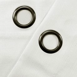 New 🧨 Curtain Panels Lush Decor Faux Linen Grommet Absolute Blackout Curtain Panel ✔️ -Window Curtains Shop detailTRIA948